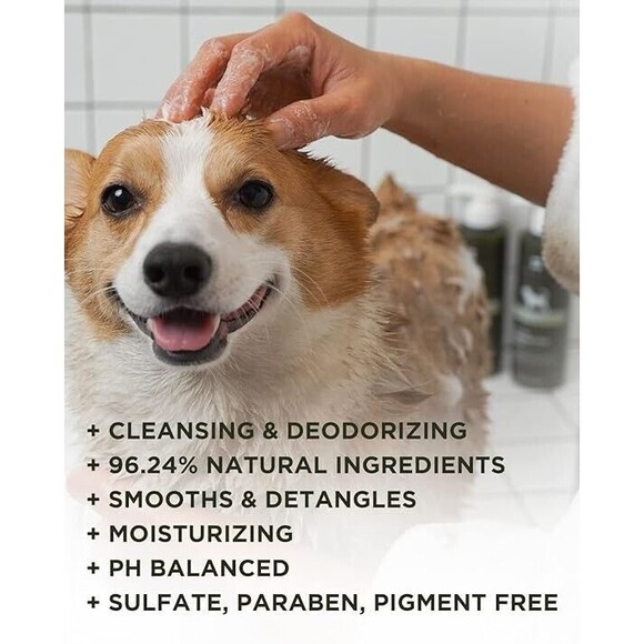 Relief Mud Shampoo for Dogs with Boryeong Mud, Gentle Cleansing, Anti-Itch Dog - Picture 3 of 7